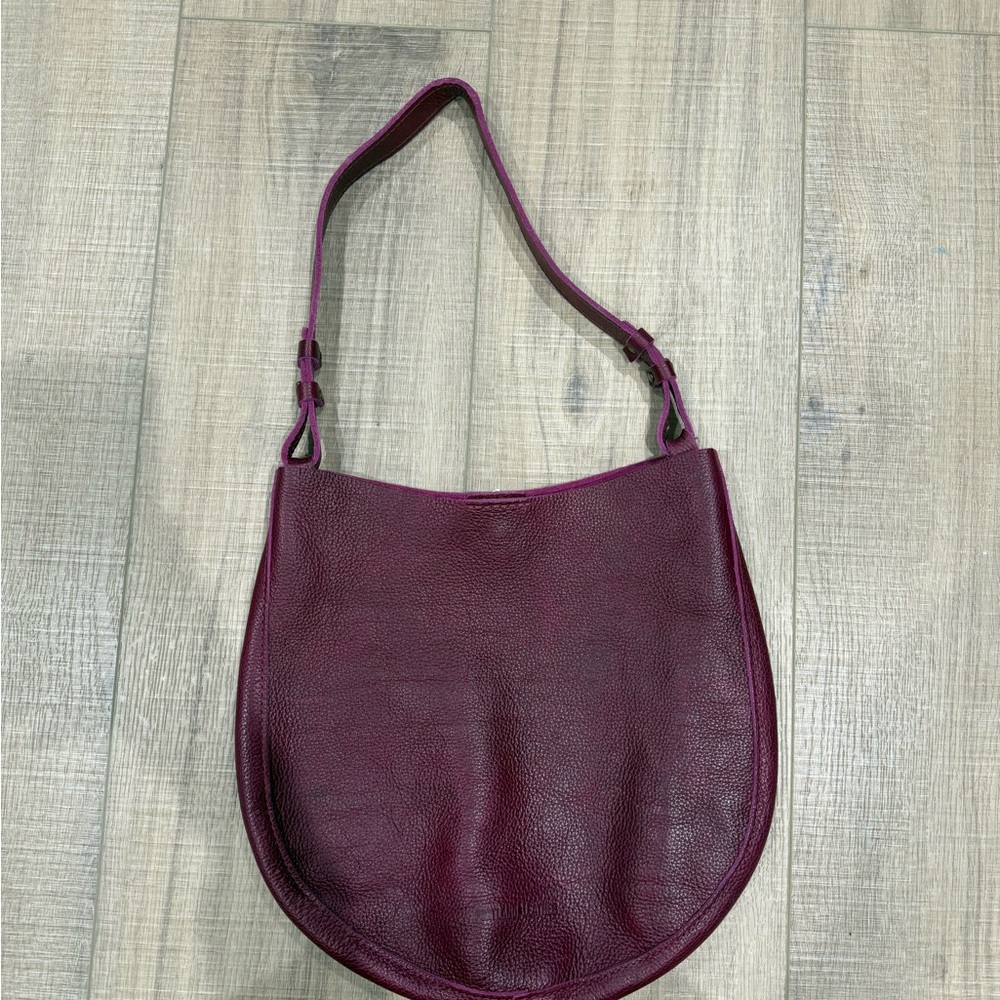 Portland Leather Orchid Shoulder Bag